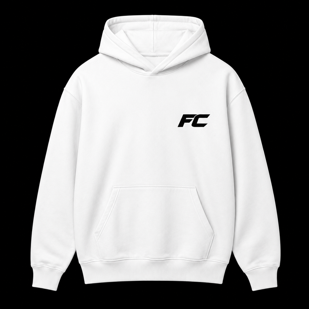 White FC Hoodie Forged Coatings