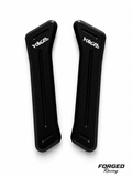 Surron Ultra Bee Metal Battery Guards | CNC Replacement (Black & Chrome) Forged Racing