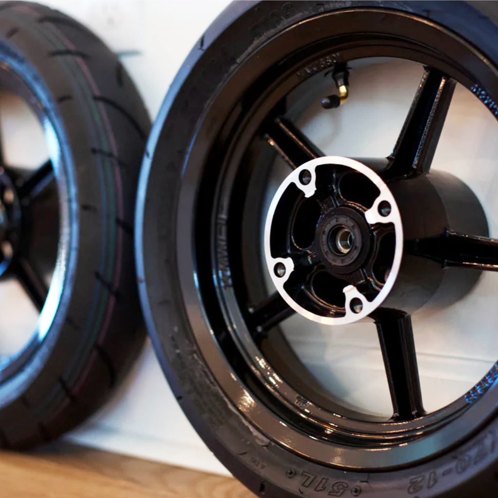 12-inch supermoto wheel set for Tuttio, Yozma, HeyBike and Razor mini motos – additional view