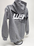 Light Grey Hoodie Warp9Racing