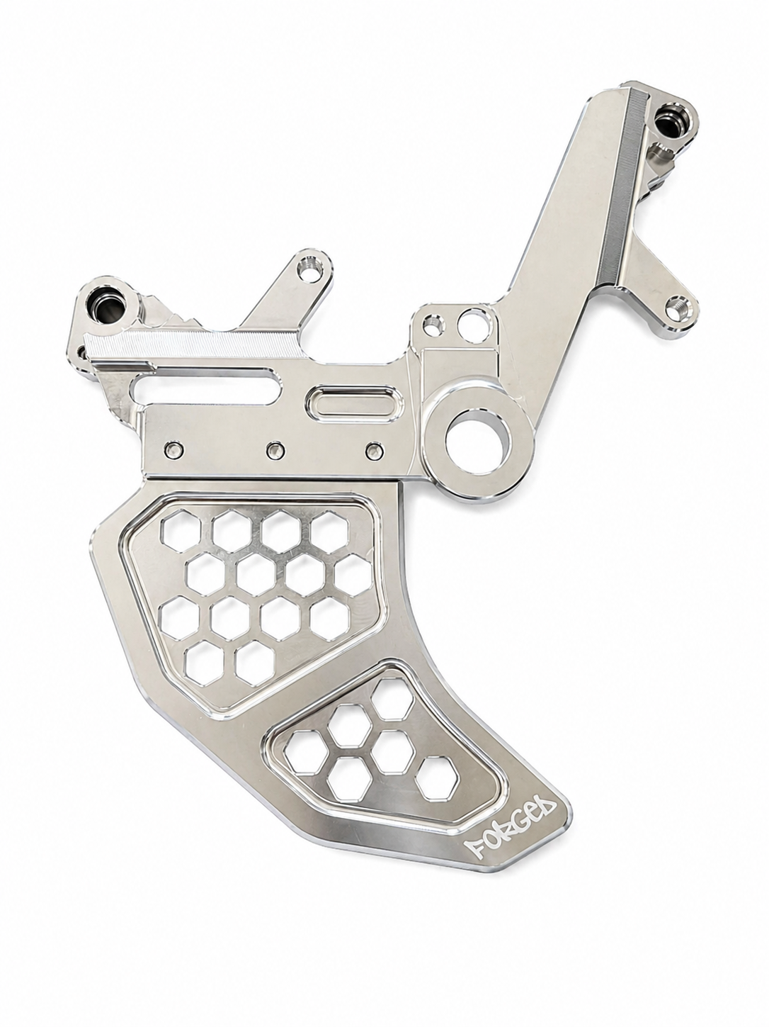 Surron Ultra Bee Dual Caliper Mount | CNC Metal Brake Upgrade w/ Rotor Guard Forged Racing