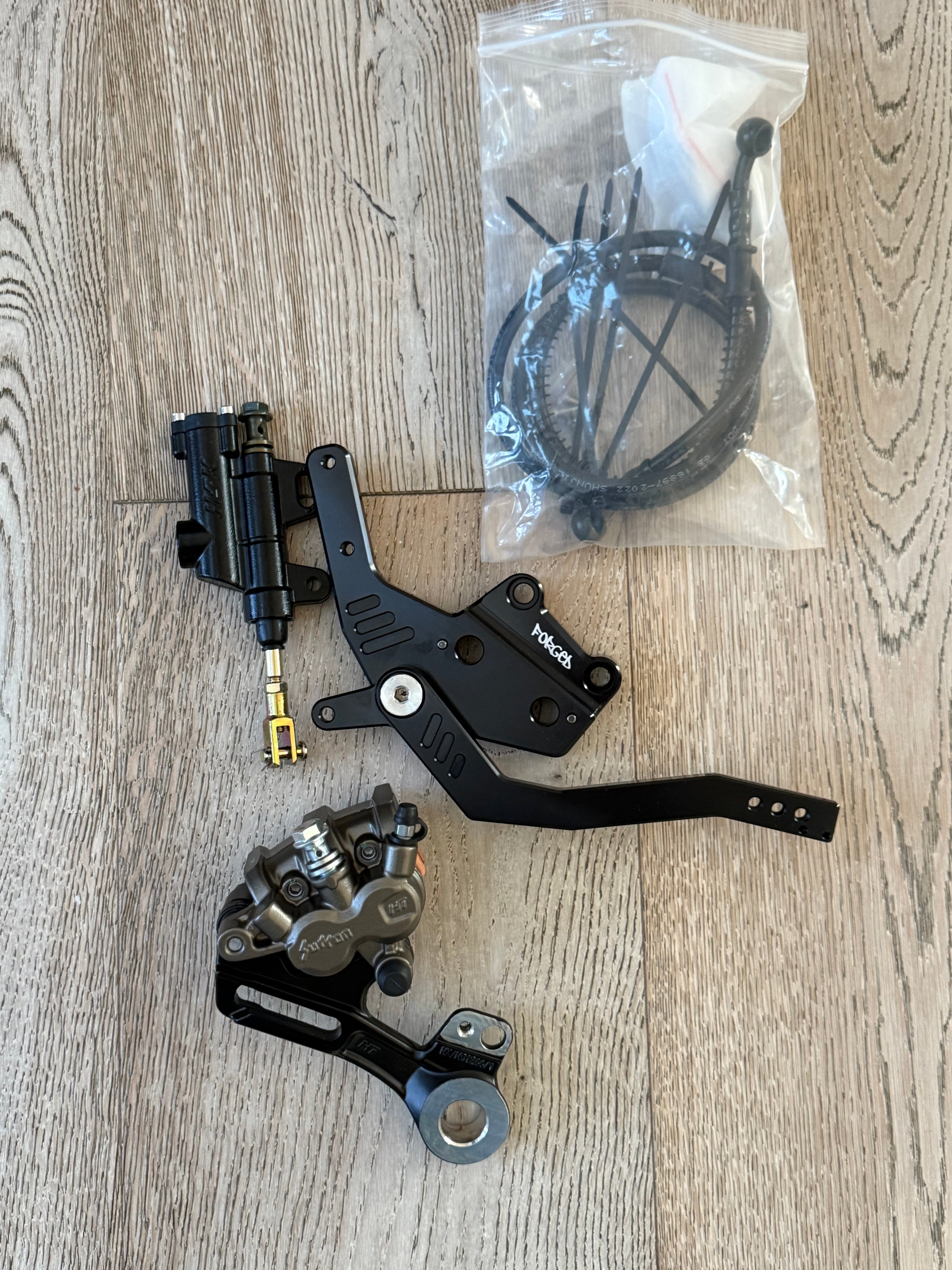 Talaria XXX Foot Brake Kit | Moto Style Rear Brake Conversion (Full Kit or Bracket Only) | Forged Racing Forged Racing
