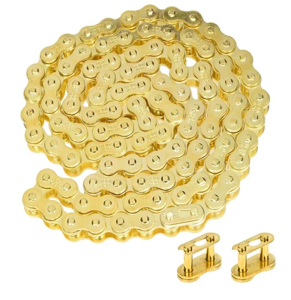 Tuttio Soleil 01 & Yozma Gold Chain Upgrade Heavy Duty 420 E-Bike Chain (116 Links) Forged Racing