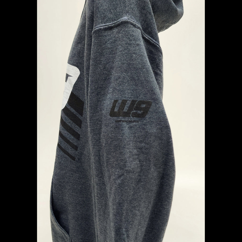 Dark Grey W9 Hoodie Warp9Racing