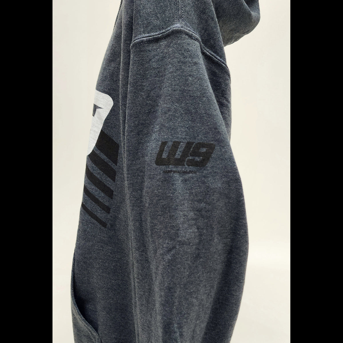 Dark Grey W9 Hoodie Warp9Racing