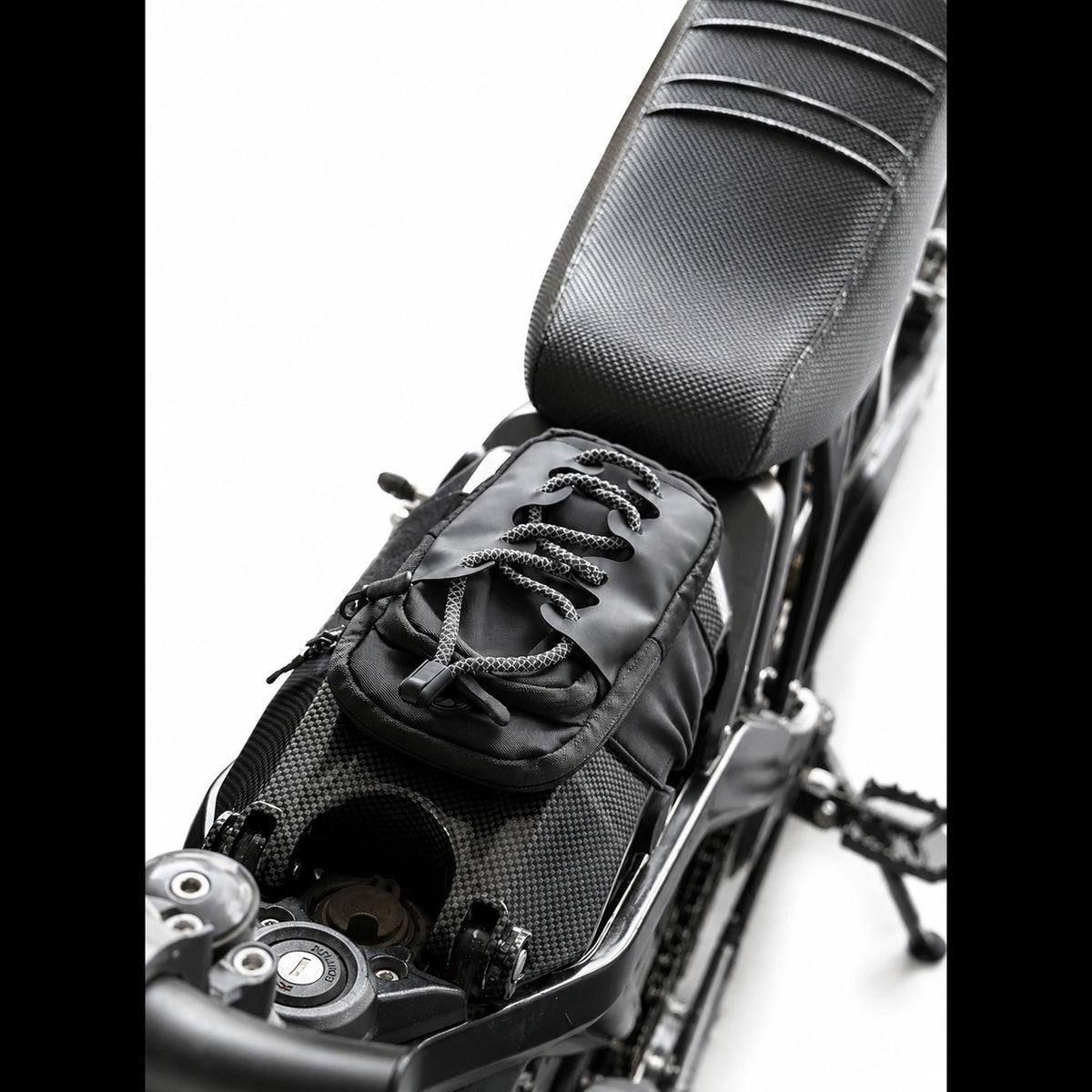 E-Bike Battery Storage Bag / Seat Pouch | Universal E-Moto Storage for Surron, Talaria, Tuttio & More Forged Racing