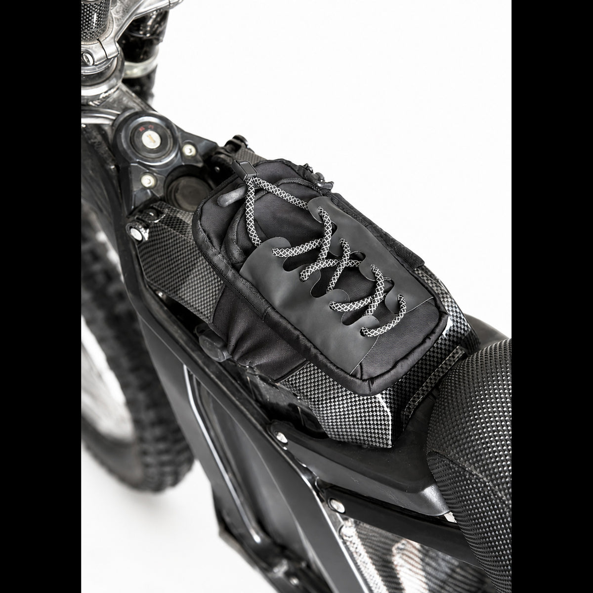 E-Bike Battery Storage Bag / Seat Pouch | Universal E-Moto Storage for Surron, Talaria, Tuttio & More Forged Racing