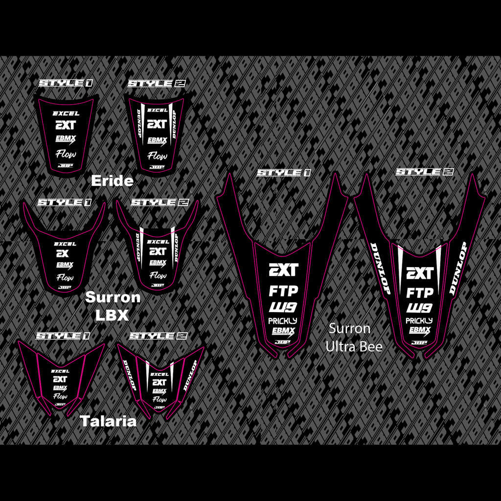 E-Bike Rear Fender Decal JBP