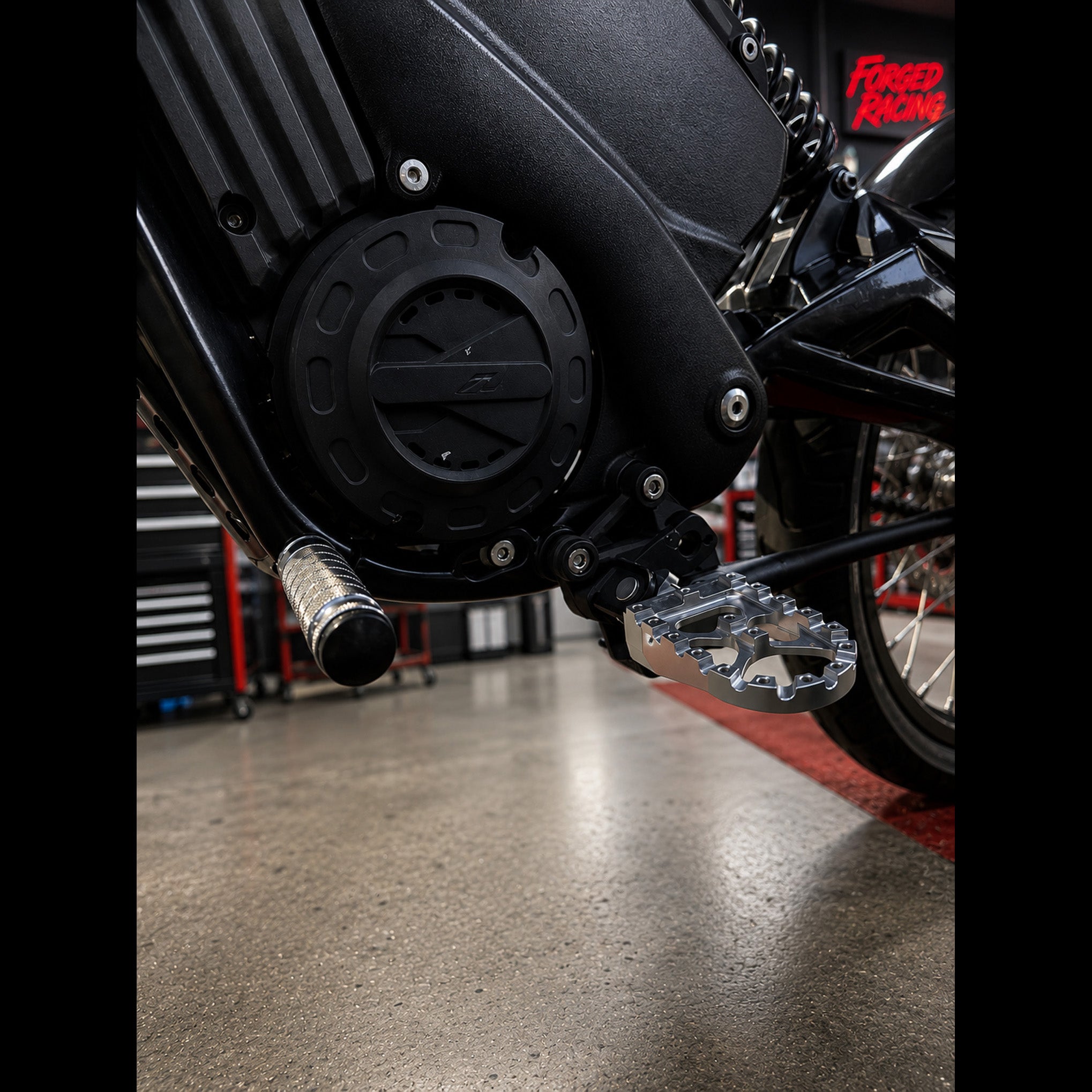 E-Moto Foot Lock Peg for Surron, Talaria, E-Ride & More Forged Racing