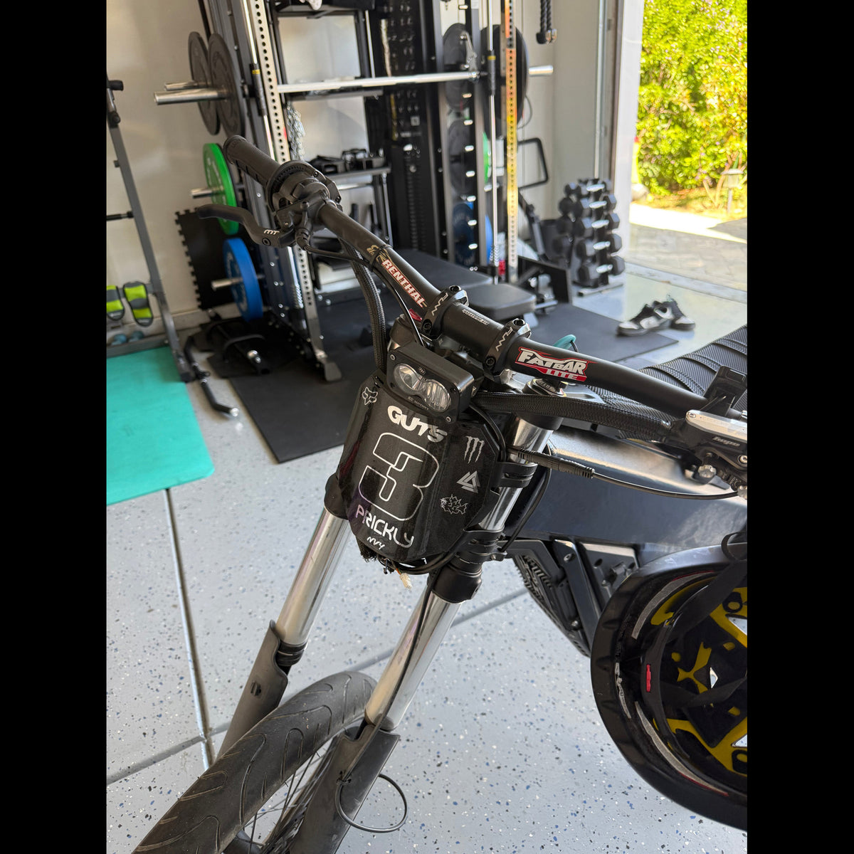 E-Moto Fork Wrap (Reflective Chrome) | Universal E-Bike Fork Protection Wrap Forged Racing