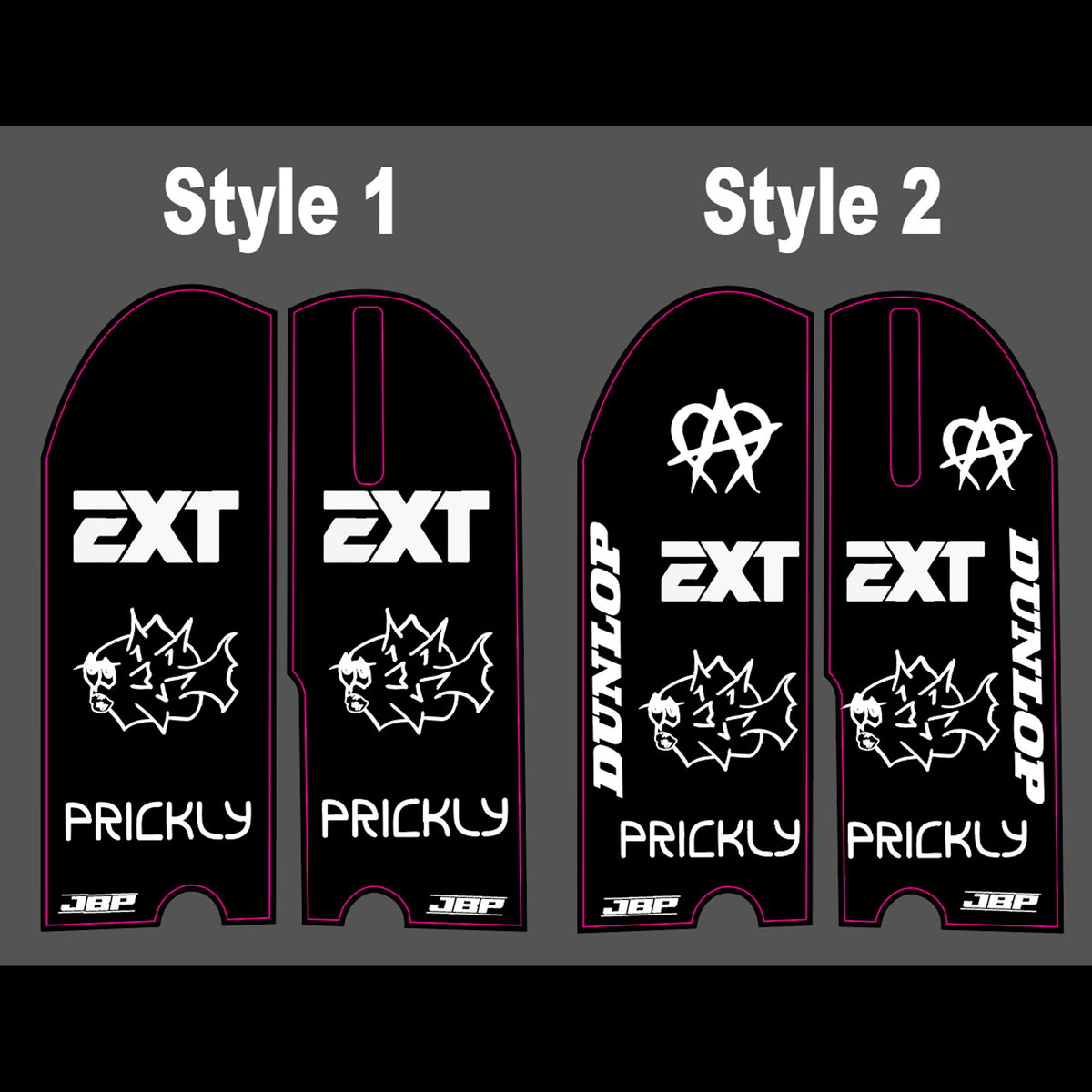ETM RTR Fork Guard Decals JBP