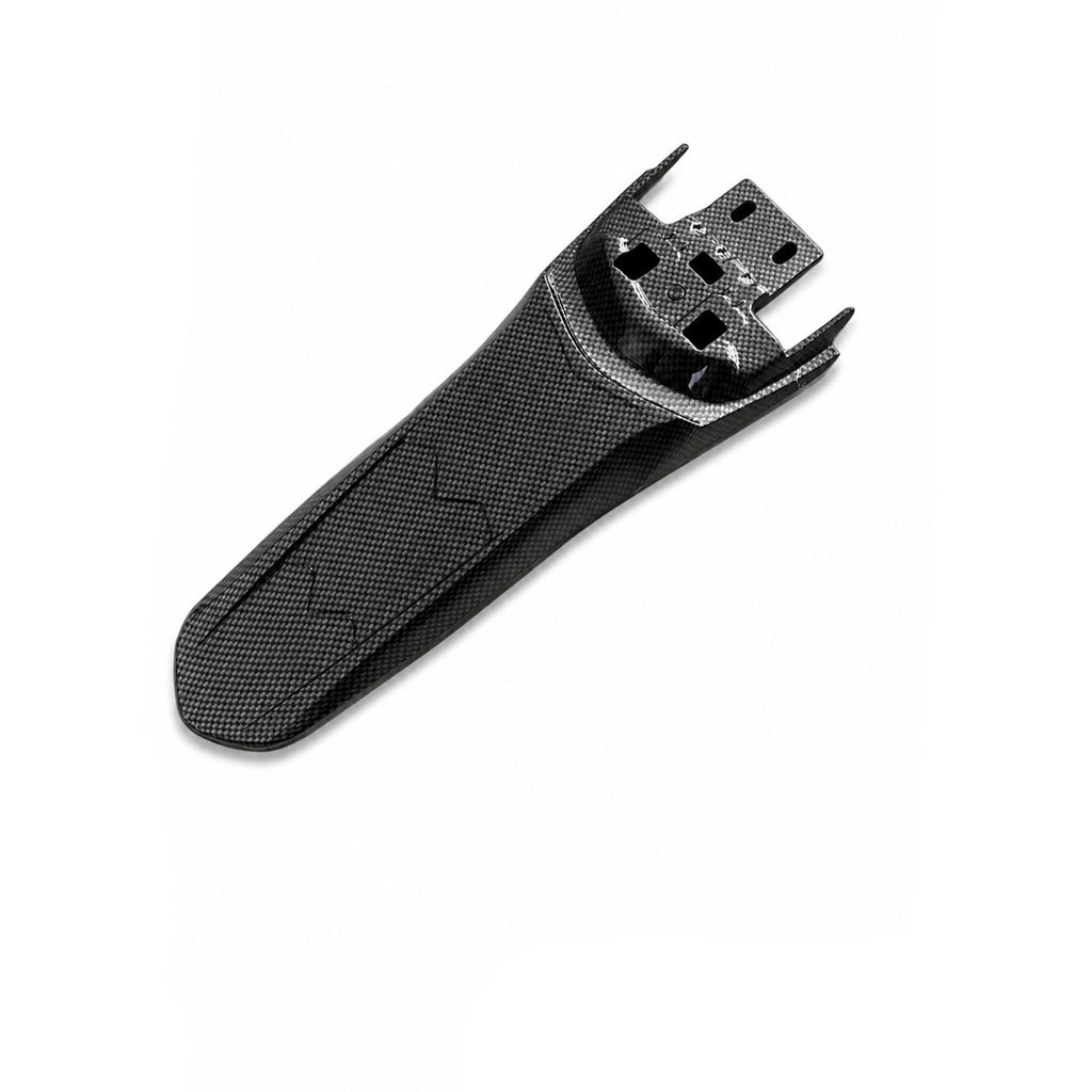 A black carbon fiber textured accessory part, likely a blade cover or guard, shown on a white background with the AXIS logo in the bottom right corner.