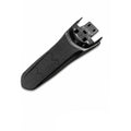 A black carbon fiber textured accessory part, likely a blade cover or guard, shown on a white background with the AXIS logo in the bottom right corner.