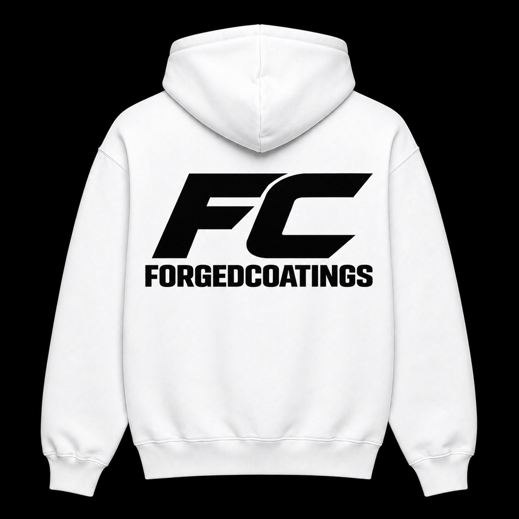 White FC Hoodie Forged Coatings