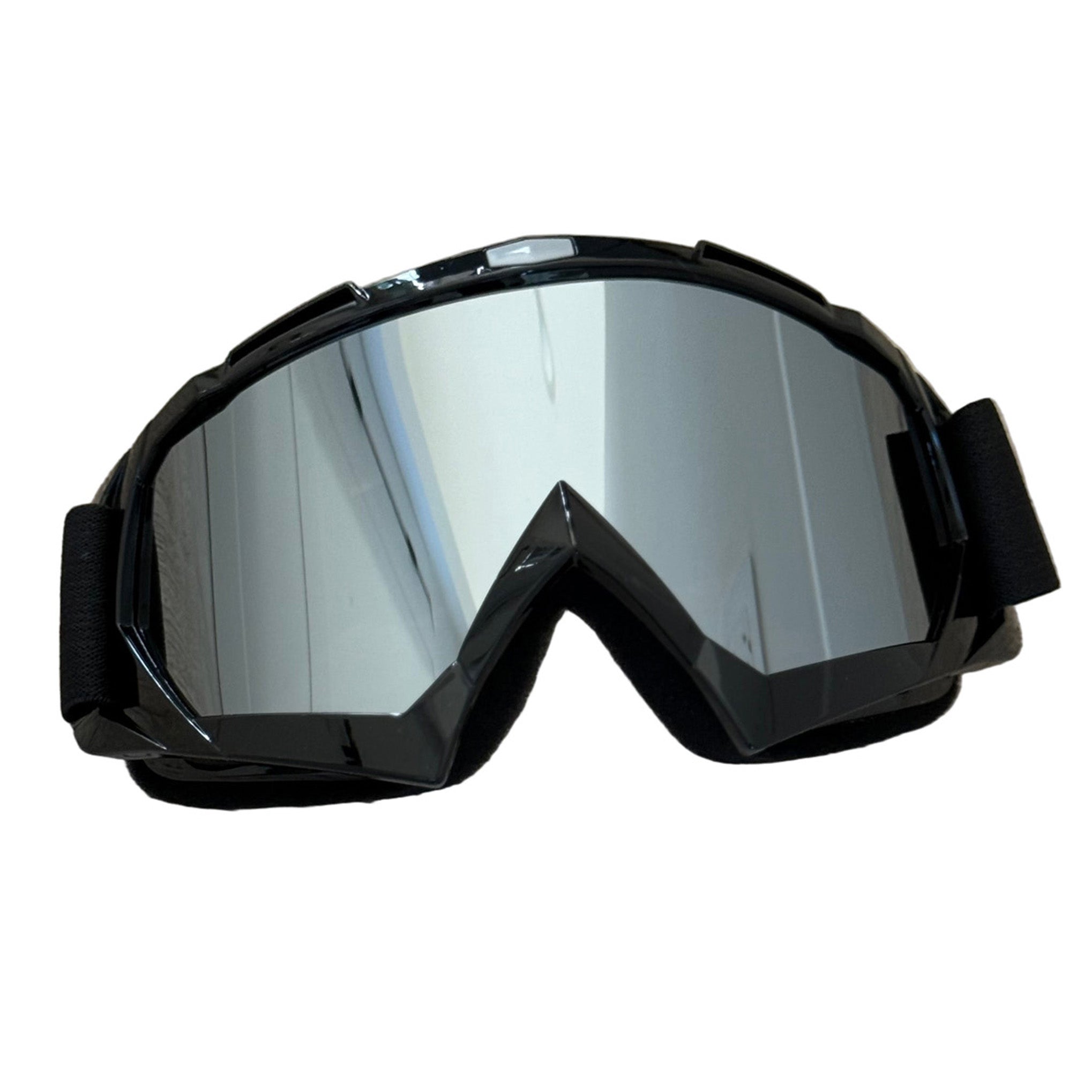 Fearless Goggles - Black / Silver Lens Forged Racing