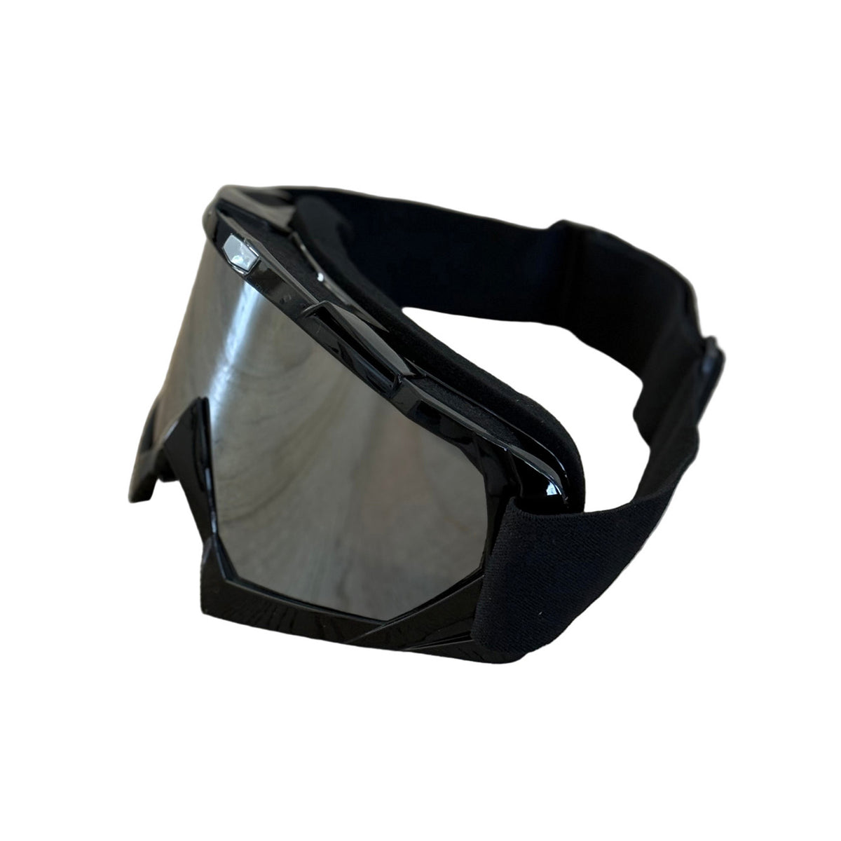 Fearless Goggles - Black / Silver Lens Forged Racing