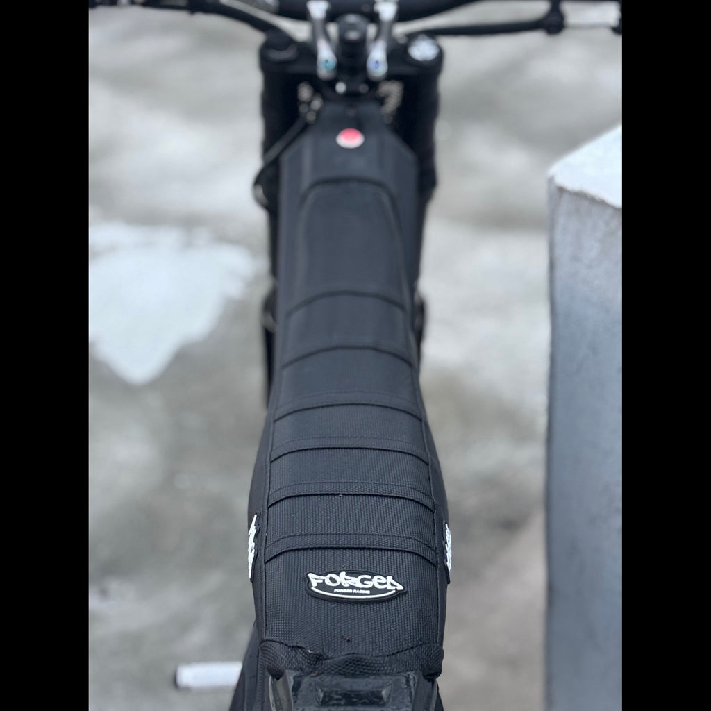Forged Racing E-Moto Ribbed Seat Cover | Grip Seat Cover for Surron, Talaria & E-Ride Forged Racing
