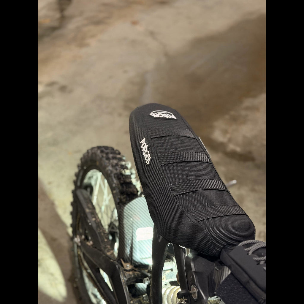 Forged Racing E-Moto Ribbed Seat Cover | Grip Seat Cover for Surron, Talaria & E-Ride Forged Racing