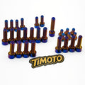 Ghostcat F4X and F3X titanium bolt kit V2, 28-piece set