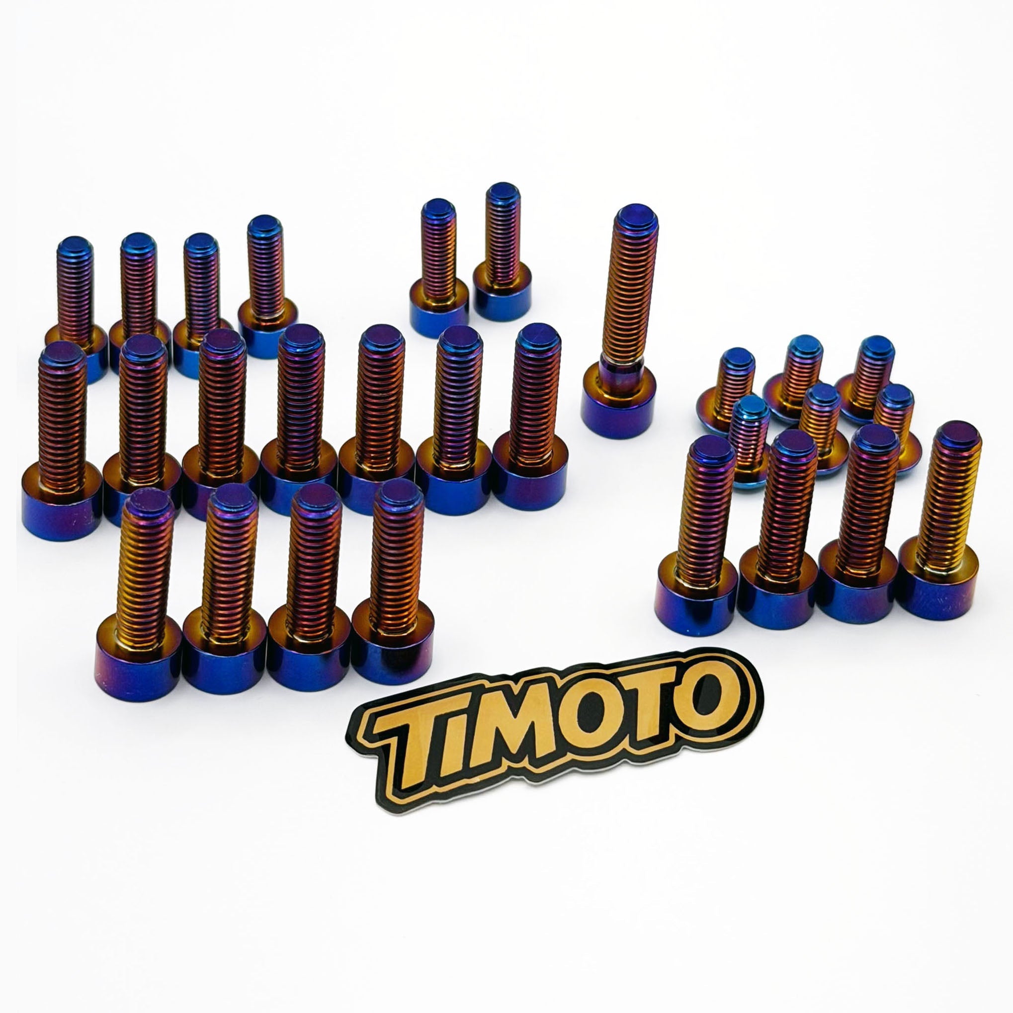 Ghostcat F4X and F3X titanium bolt kit V2, 28-piece set
