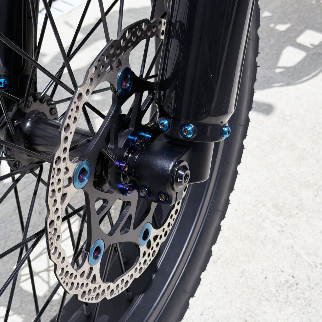 Ghostcat F4X and F3X titanium bolt kit V2, 28-piece set – detail view