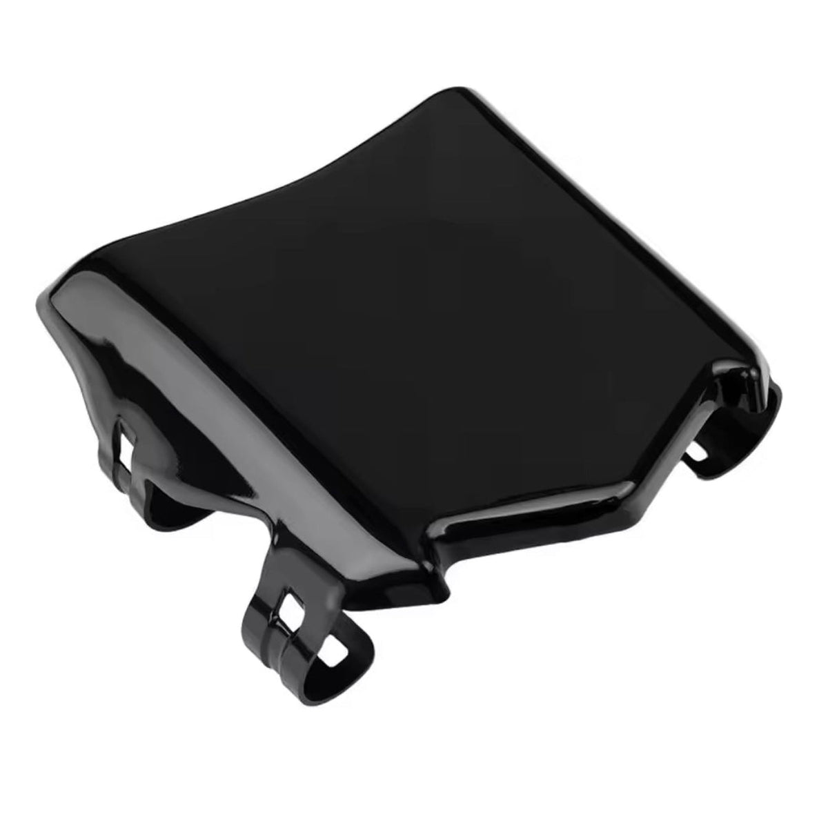 Glossy Motocutz-style front number plate – alternate angle
