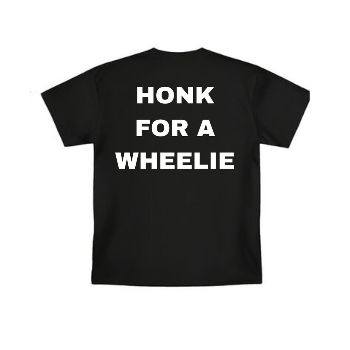 Honk for a Wheelie Premium Cotton E-Moto Streetwear T-Shirt Forged Racing