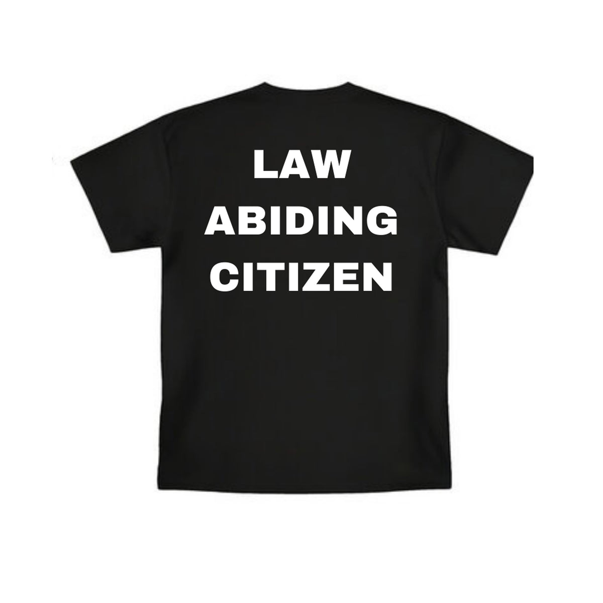 "LAW ABIDING CITIZEN" Shirt - Black Forged Racing
