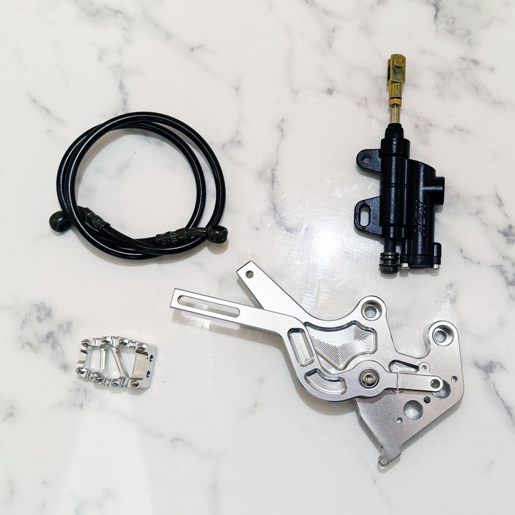 Foot brake kit for Sur-Ron LBX and E-Ride with Ultra Bee caliper