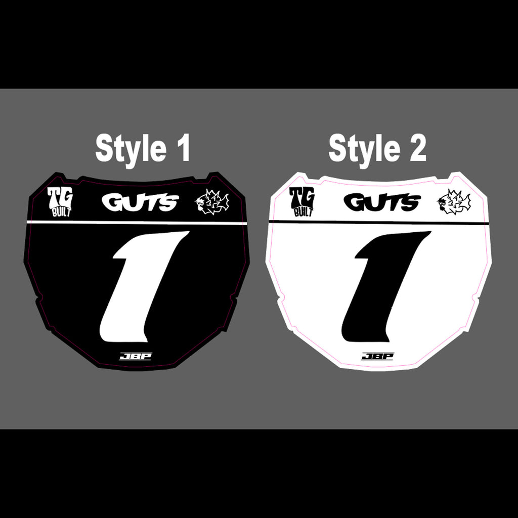 ODI Race Front Plate Decal JBP