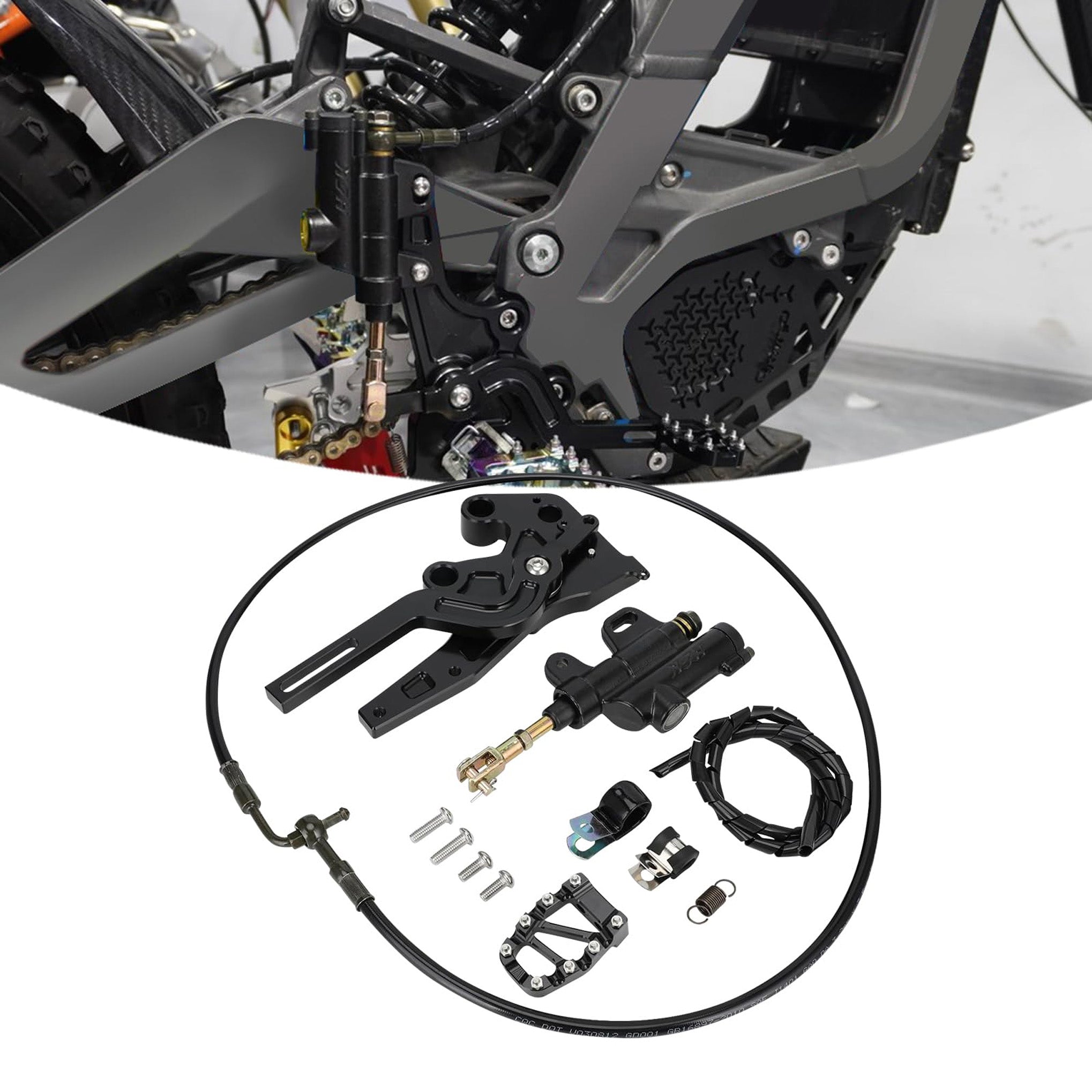 Rear Foot Brake For Surron Light Bee X / Segway X160 X260 / 79Bike Falcon M Forged Racing