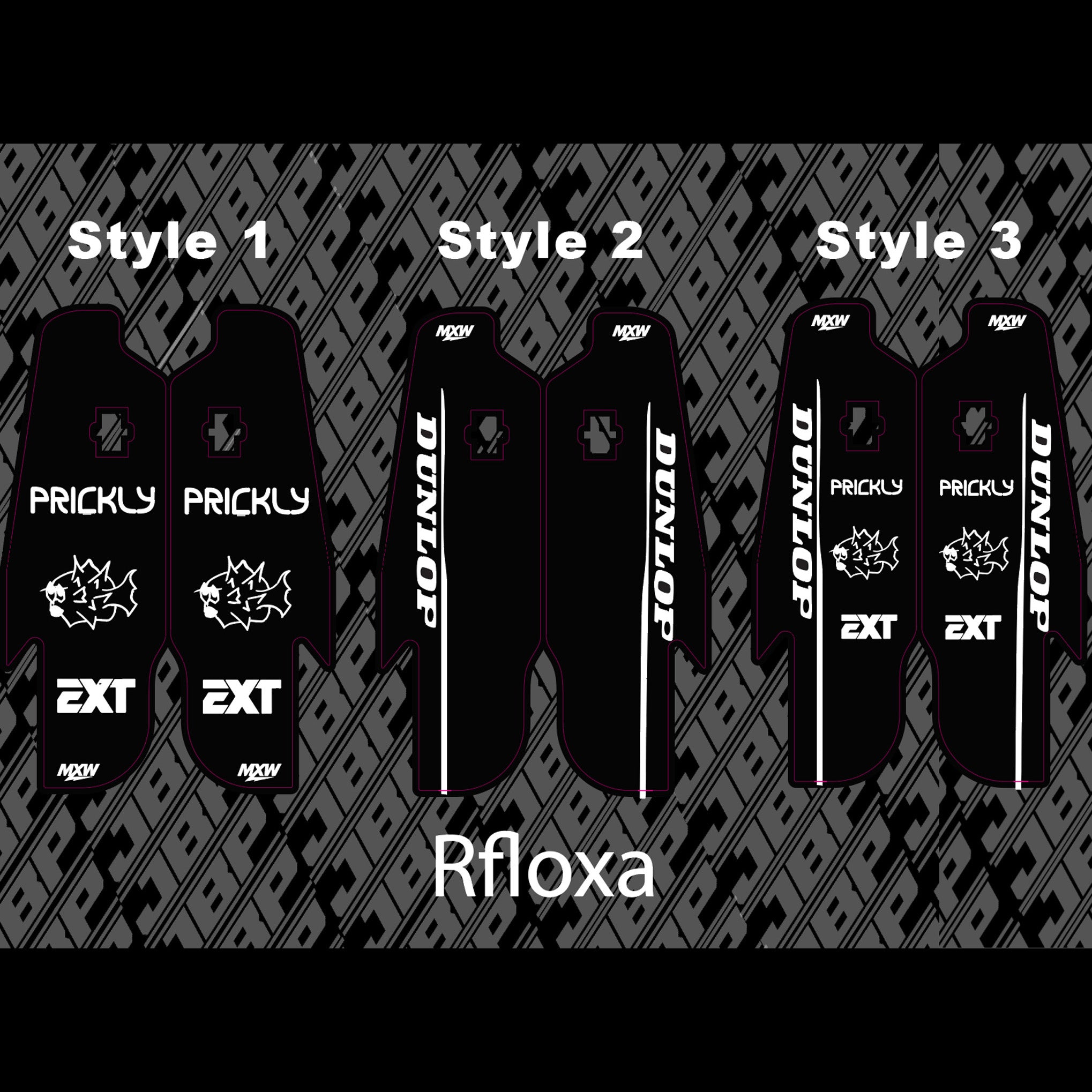 Rfloxa Fork Guard Decals JBP