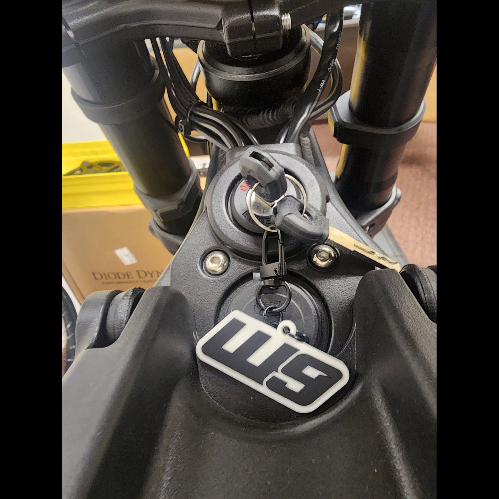 Rubber Keychain Warp9Racing