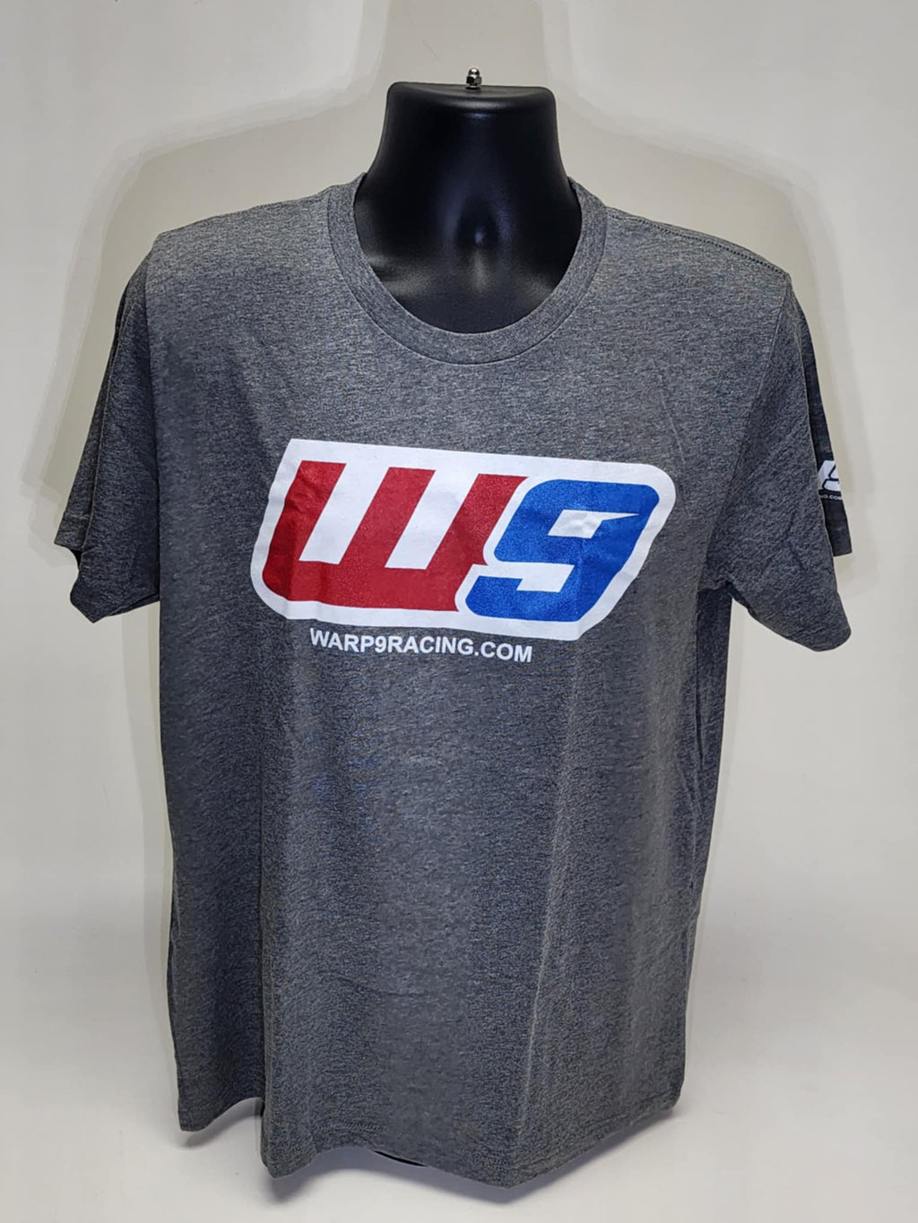 Grey Heather W9 Logo T-Shirts Warp9Racing