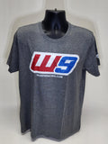 Grey Heather W9 Logo T-Shirts Warp9Racing