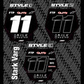 Stark Varg Front Plate Decals JBP