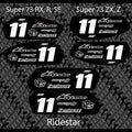 Super 73/Ridestar Battery Decals JBP