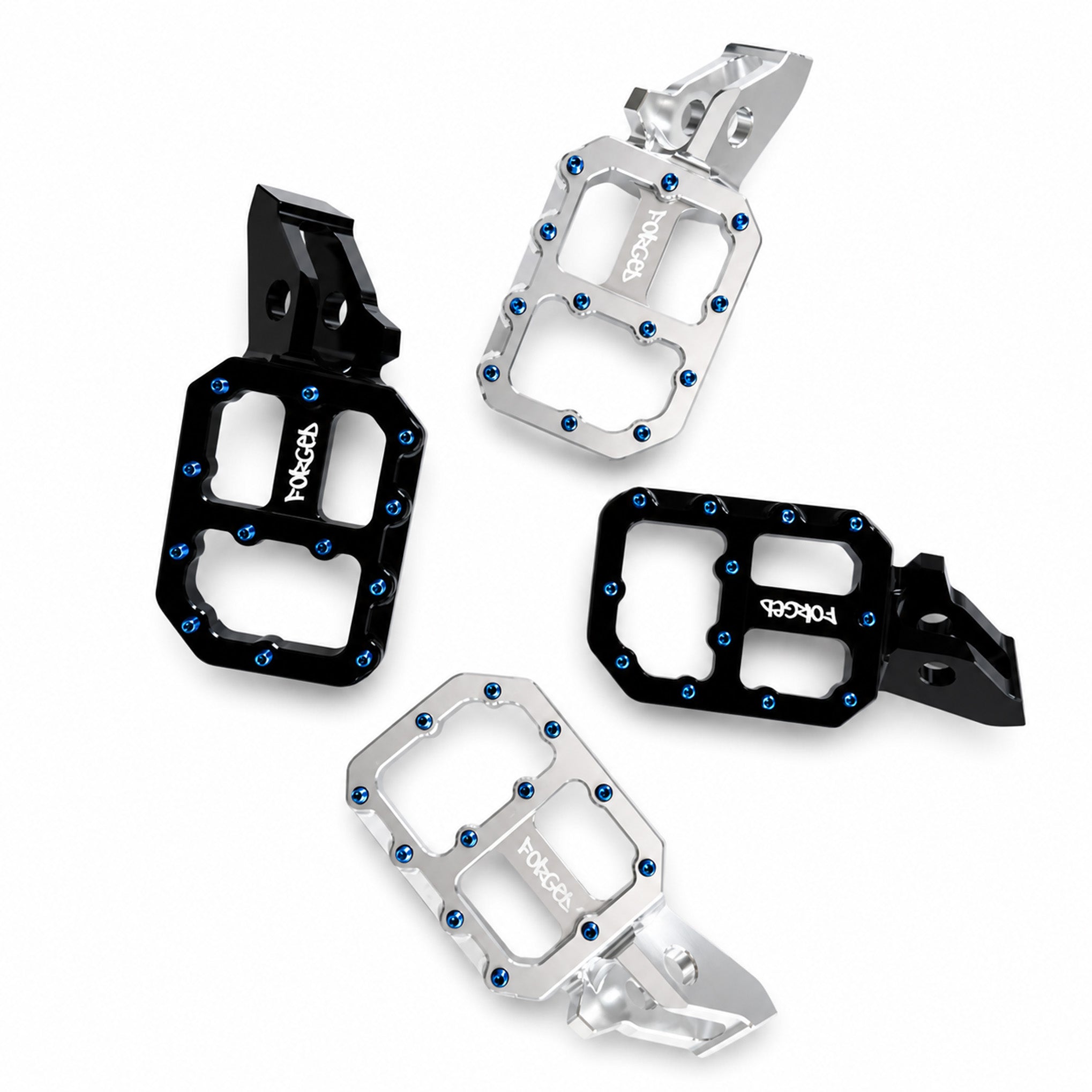 Super-Wide E-Moto Footpegs Surron, Talaria, E-Ride Pro, 79Bike Forged Racing