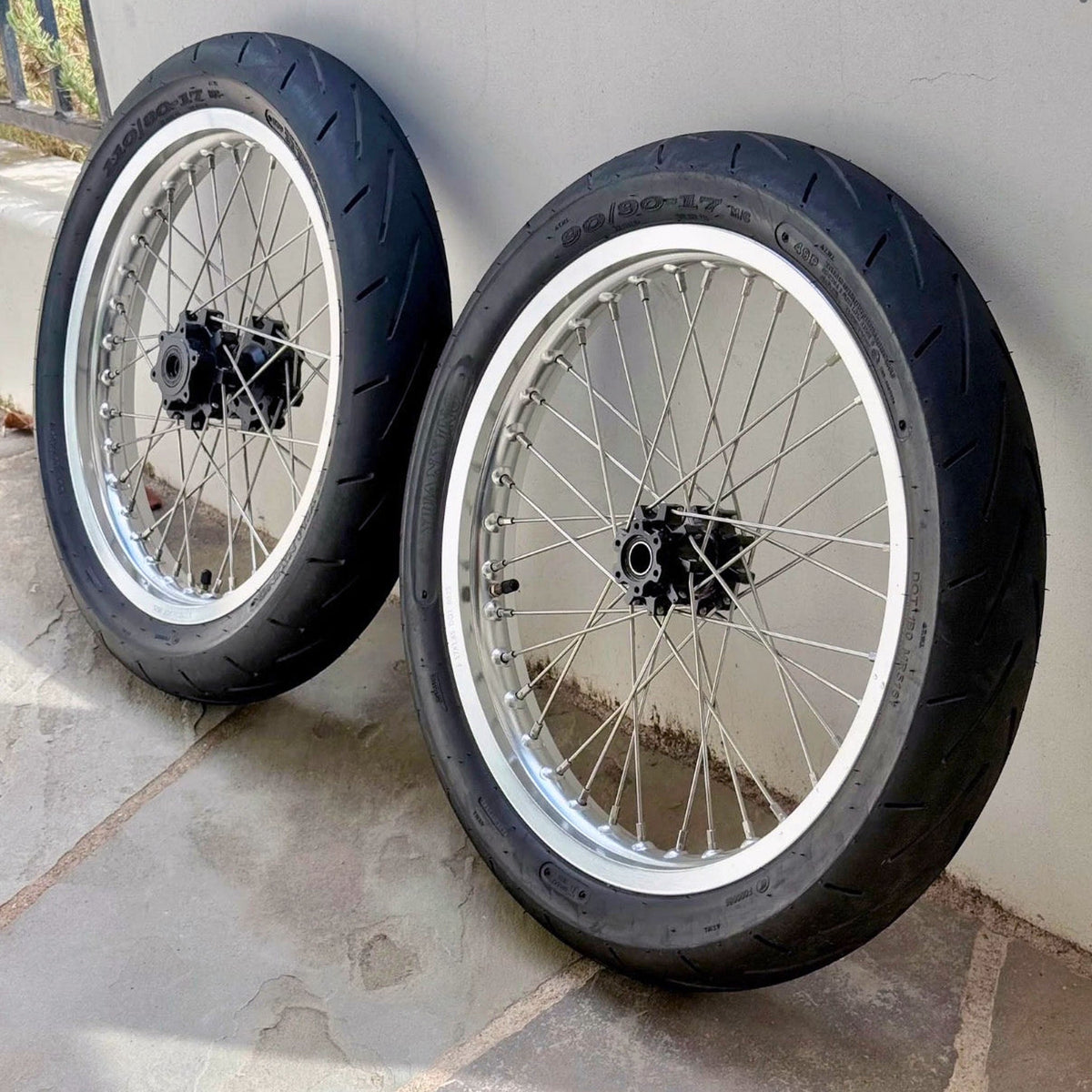 Surge Racing supermoto wheel set for Sur-Ron LBX and E-Ride Pro SS 2.0