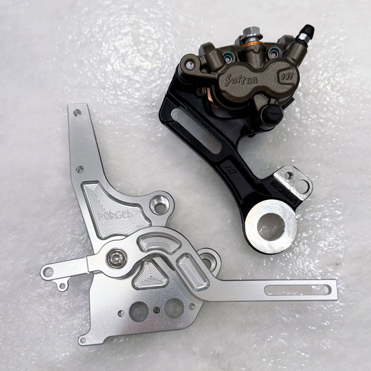 Sur-Ron and E-Ride foot brake kit with Ultra Bee calipers