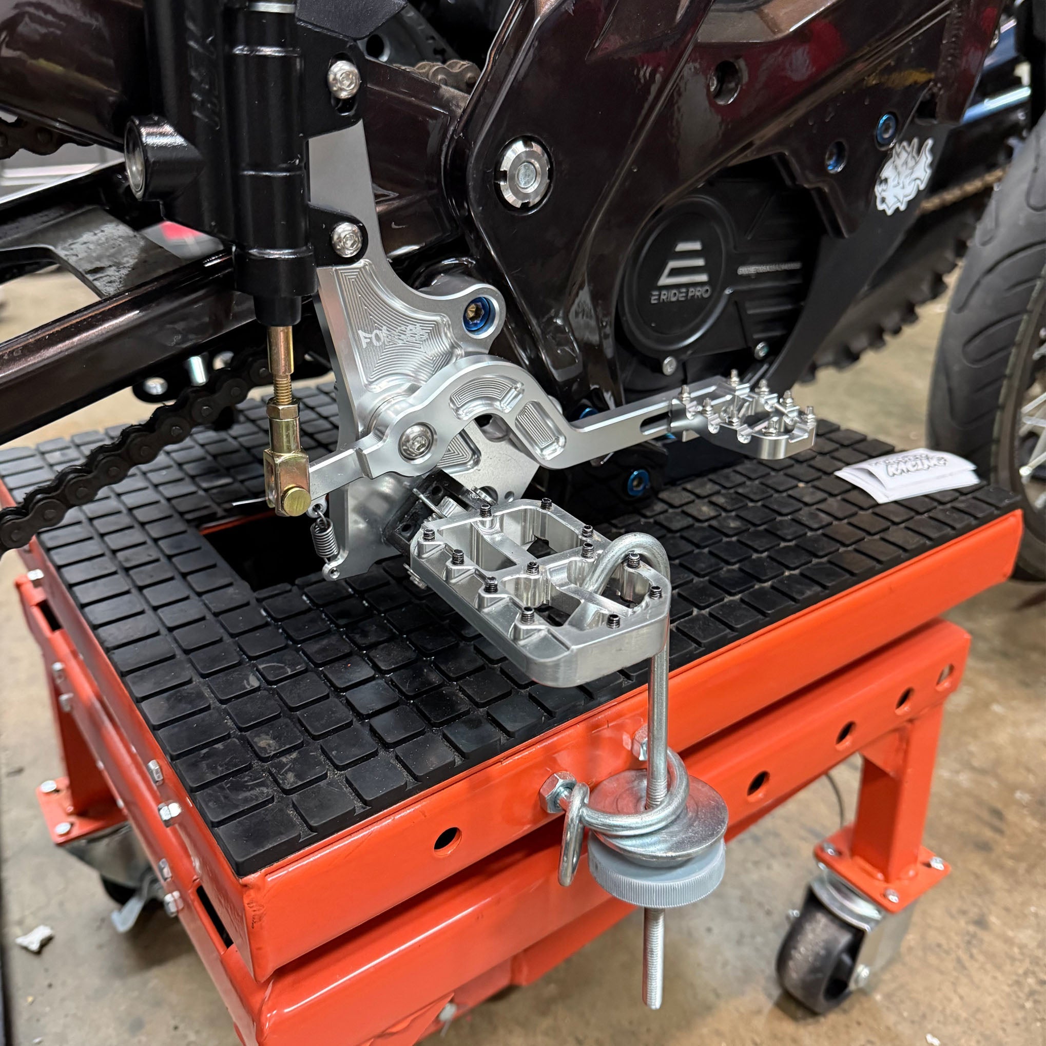 Sur-Ron and E-Ride foot brake kit with Ultra Bee calipers – view 7