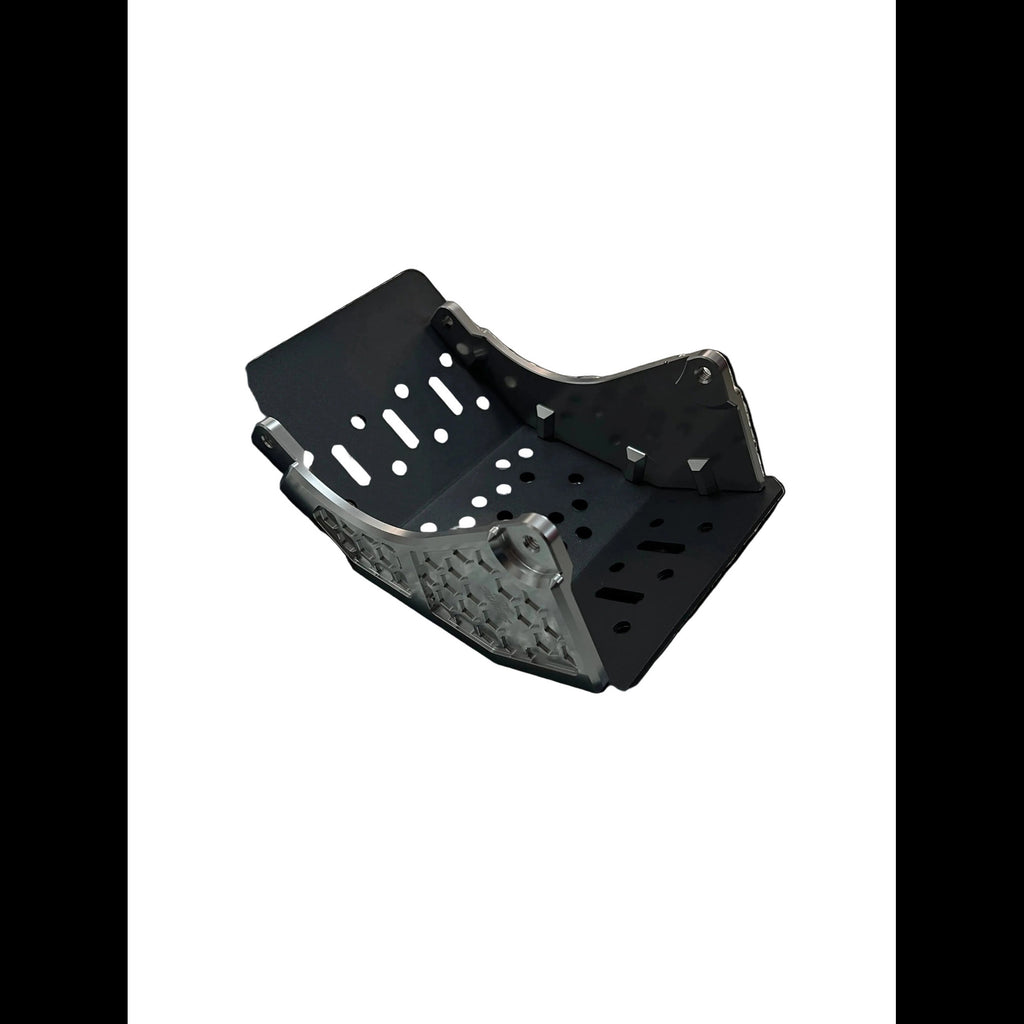 Surron LBX/79 Bike Skid Plate (Silver/Black) Axis Studios