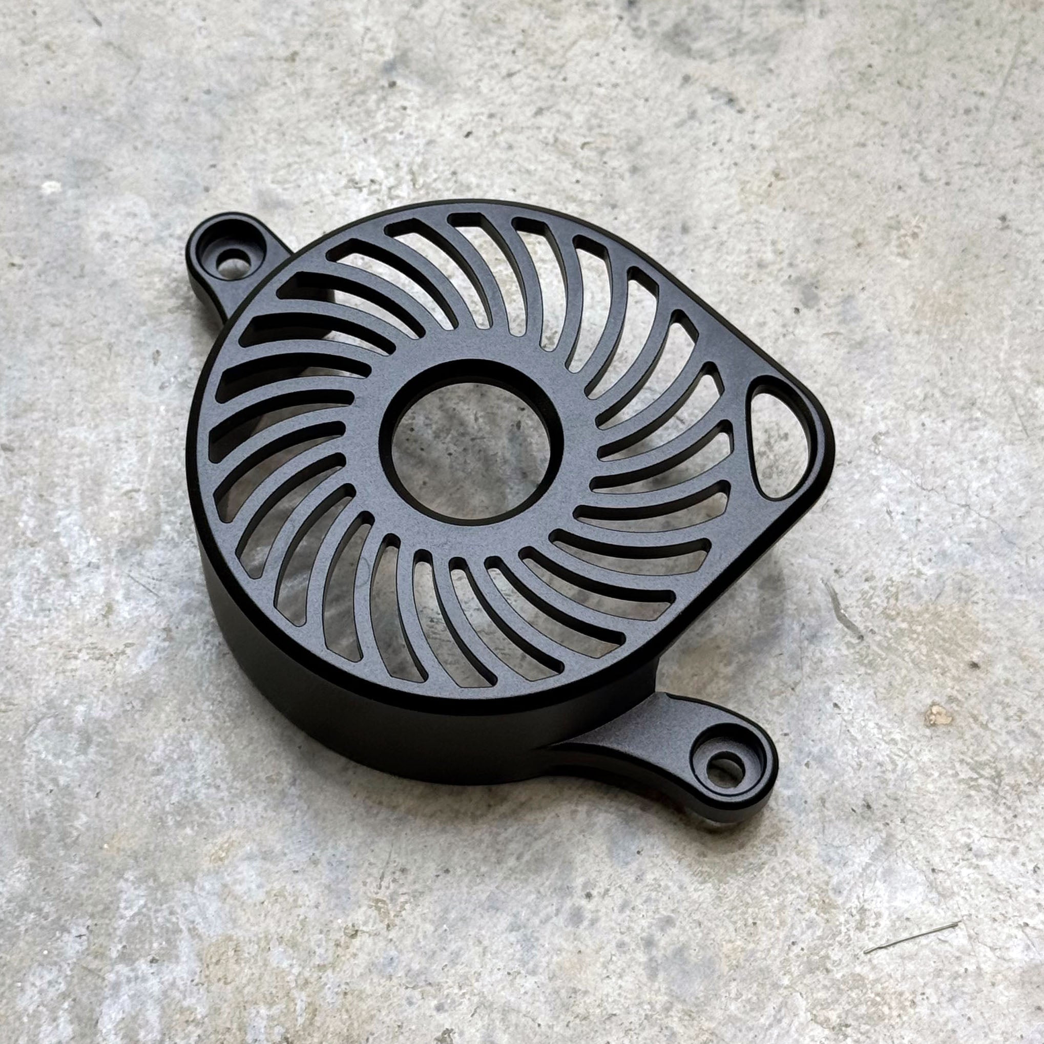 Sur-Ron LBX and E-Ride Pro aluminum motor cover – close-up detail