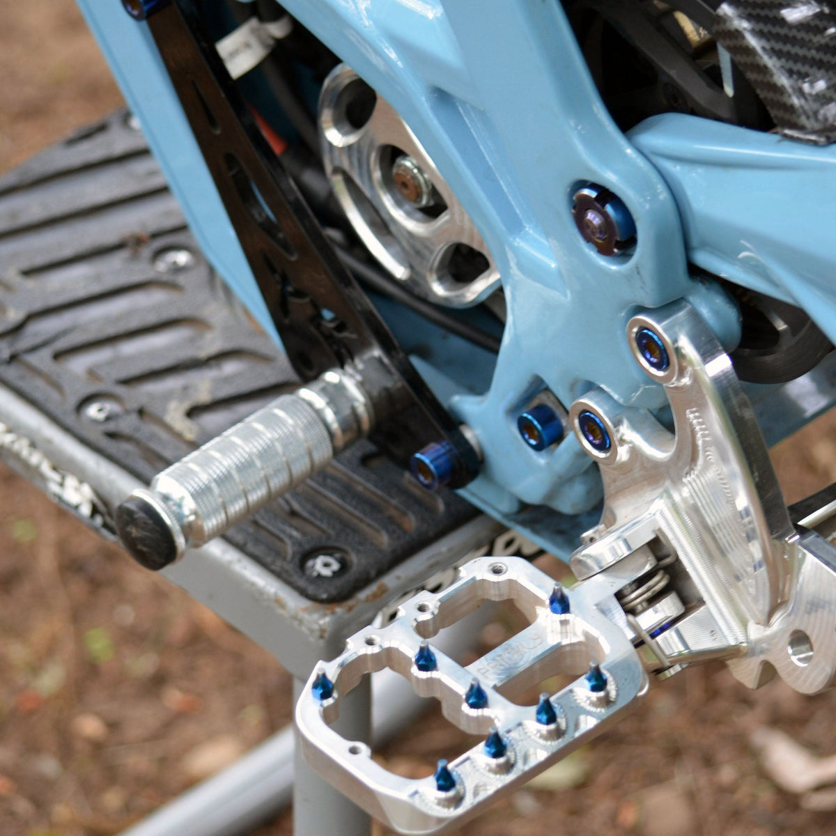 Sur-Ron LBX shift lock and bracket set
