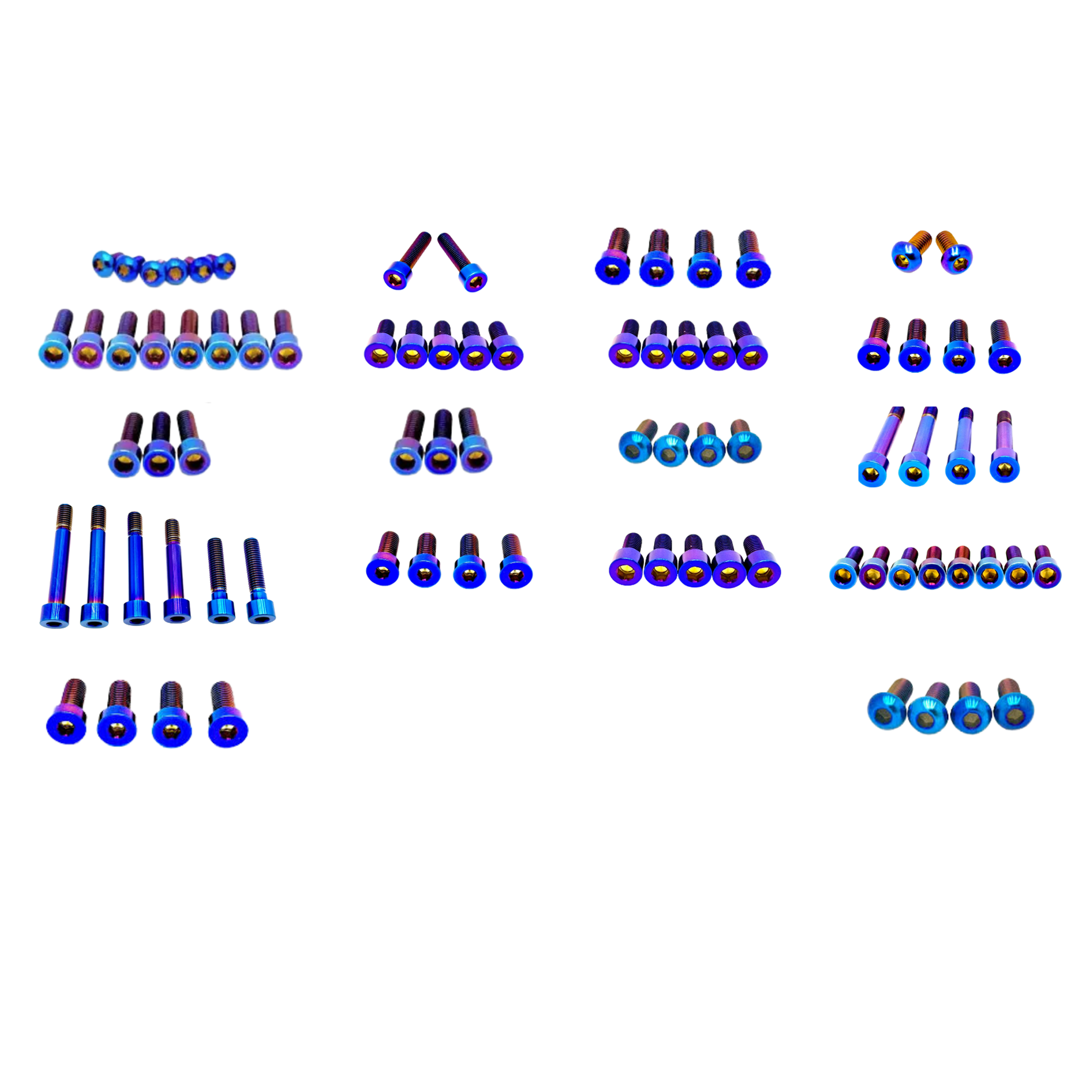 Sur-Ron LBX titanium bolt kit, 39-piece set