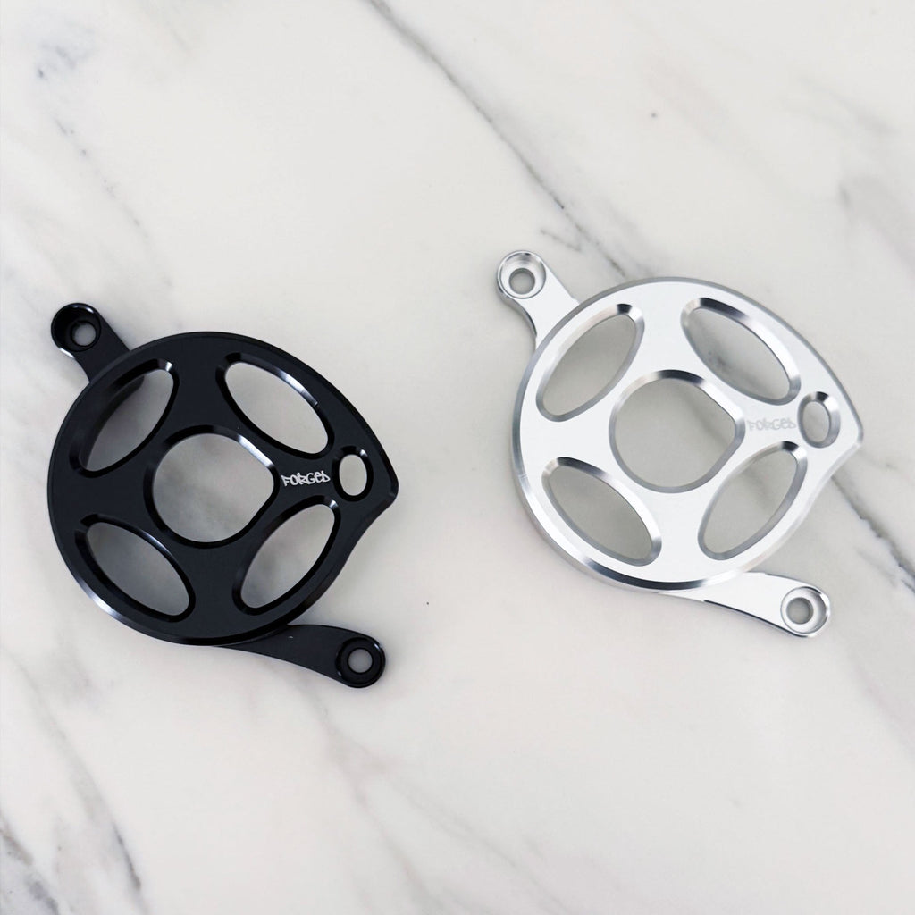 Sur-Ron Light Bee X and E-Ride CNC metal motor cover – alternate angle