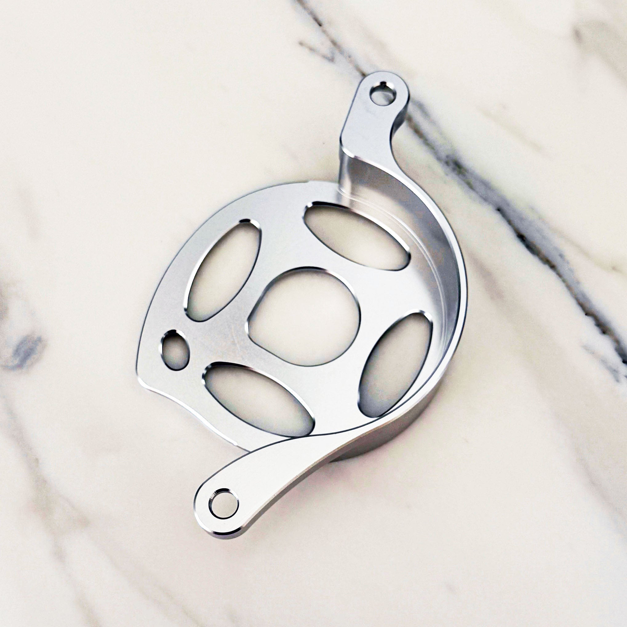 Sur-Ron Light Bee X and E-Ride CNC metal motor cover – close-up detail
