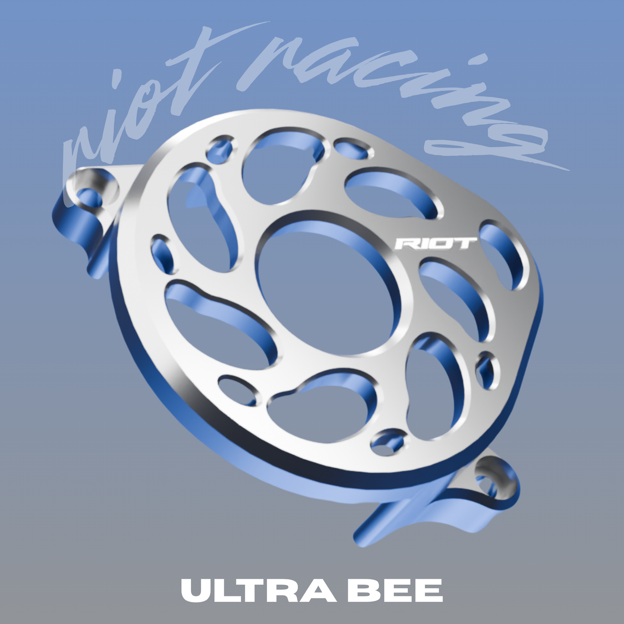 Sur-Ron Ultra Bee billet aluminum motor cover, 5-axis CNC – different angle
