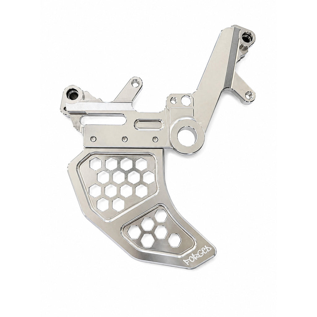 Surron Ultra Bee Dual Caliper Mount | CNC Metal Brake Upgrade w/ Rotor Guard Forged Racing