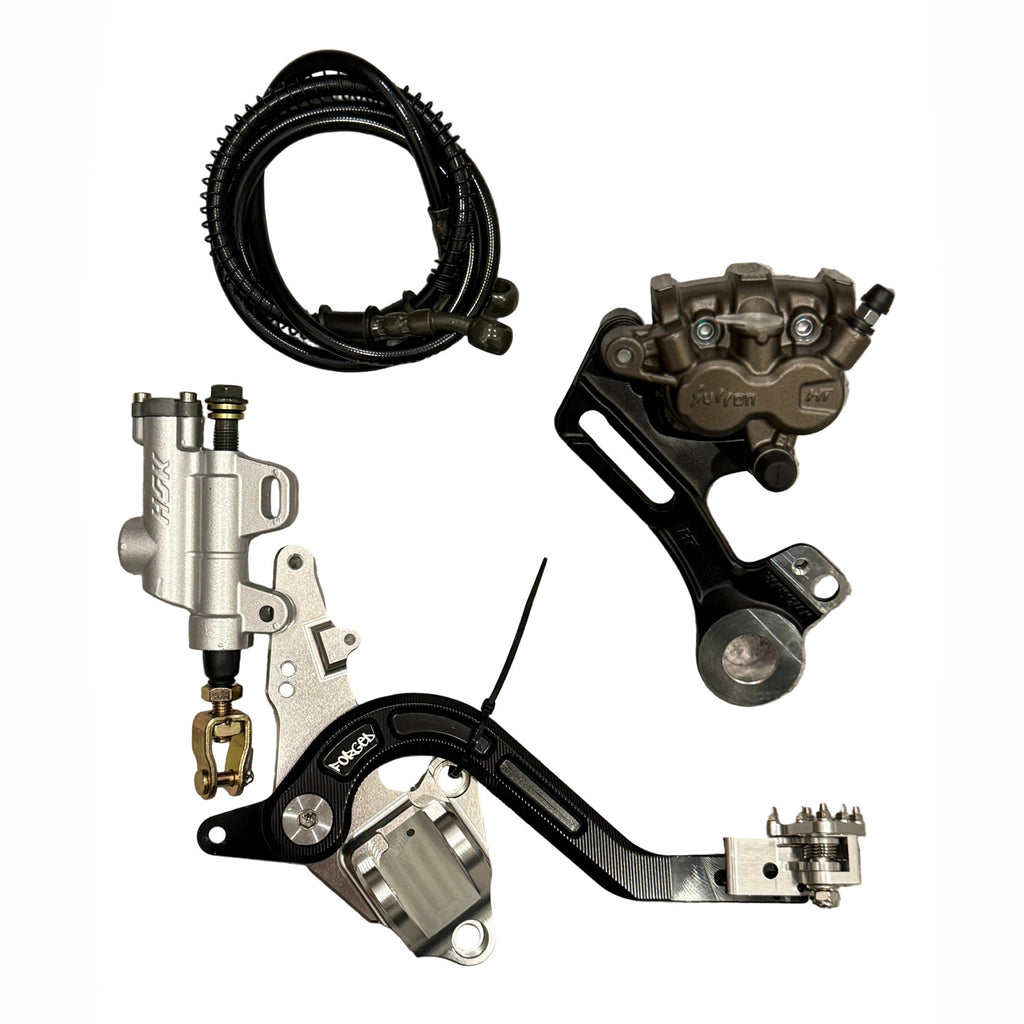 Surron Ultra Bee Foot Brake Kit with OEM Caliper Rear Foot Brake Conversion Upgrade Forged Racing